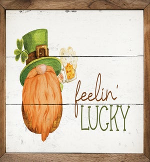 Feelin' Lucky Gnome White